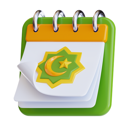 Ramadan Calendar  3D Icon