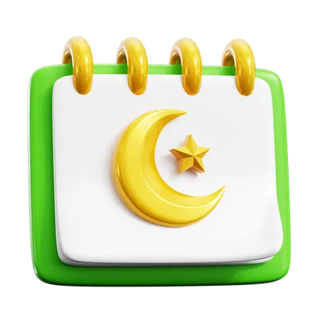 Ramadan Calendar  3D Icon