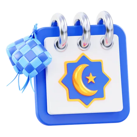 Ramadan Calendar  3D Icon