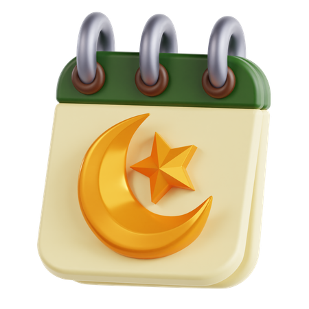 Ramadan Calendar  3D Icon