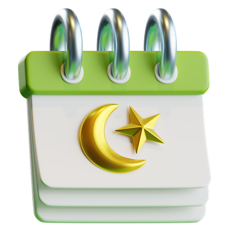 Ramadan Calendar  3D Icon