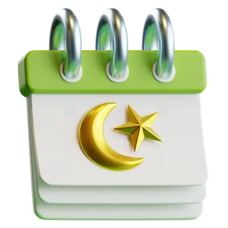 Ramadan Calendar  3D Icon