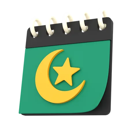 Ramadan Calendar  3D Icon