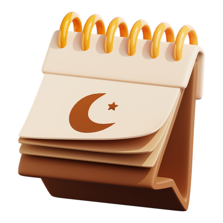 Ramadan Calendar  3D Icon