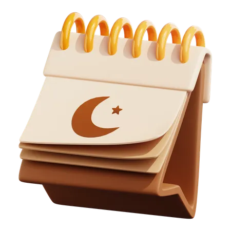 Ramadan Calendar  3D Icon