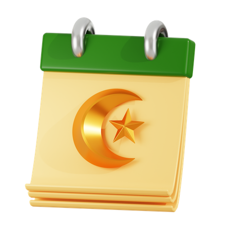 Ramadan Calendar  3D Icon