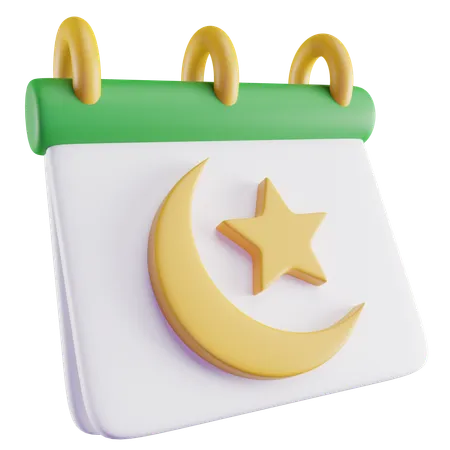 Ramadan Calendar  3D Icon