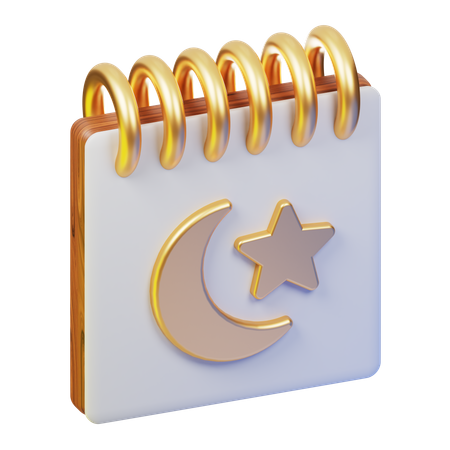 Ramadan calendar  3D Icon