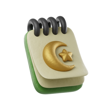 Ramadan Calendar  3D Icon