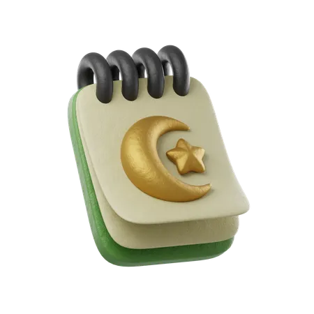 Ramadan Calendar  3D Icon