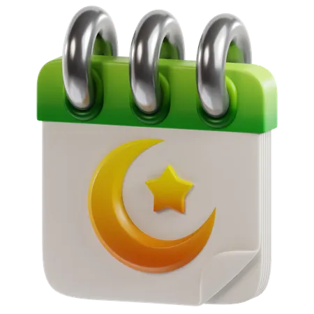 Ramadan Calendar  3D Icon