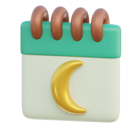 Ramadan Calendar  3D Icon
