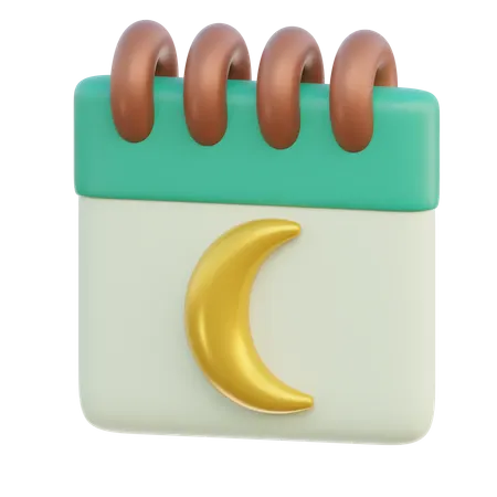 Ramadan Calendar  3D Icon