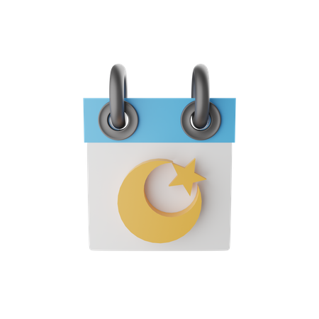 Ramadan Calendar  3D Icon