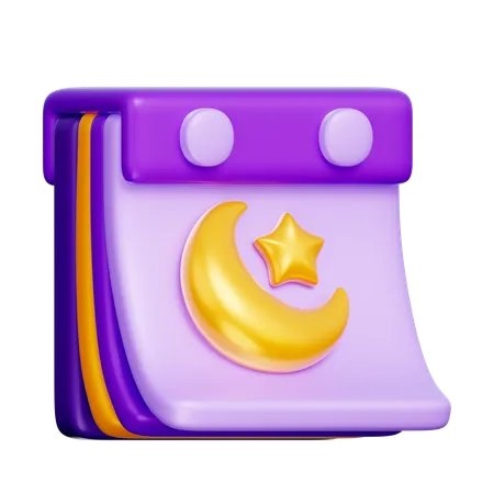 Ramadan Calendar  3D Icon