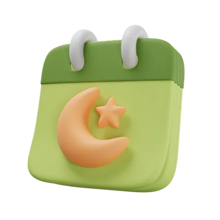 Ramadan Calendar  3D Icon