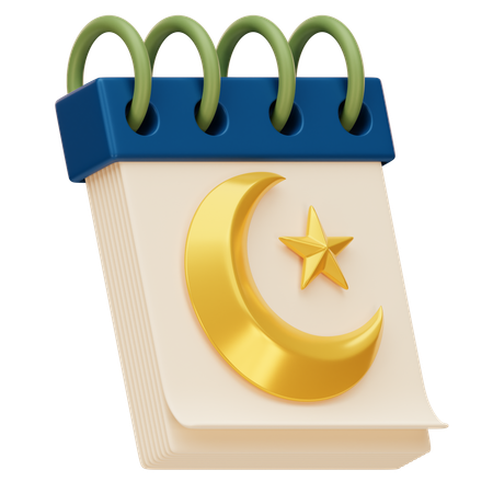 Ramadan Calendar  3D Icon