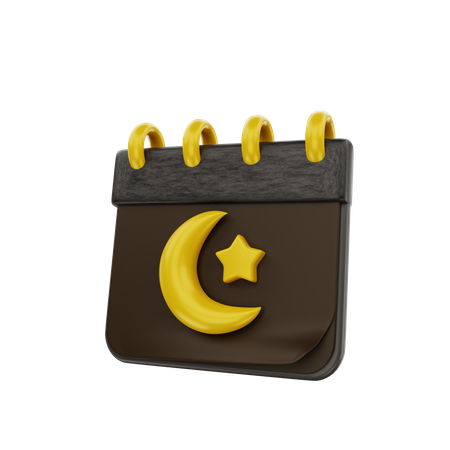 Ramadan Calendar  3D Icon