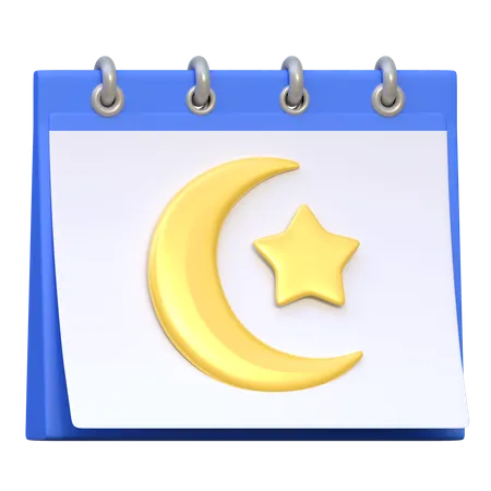 Ramadan Calendar  3D Icon