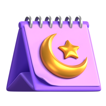 Ramadan Calendar  3D Icon