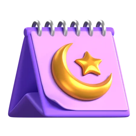 Ramadan Calendar  3D Icon