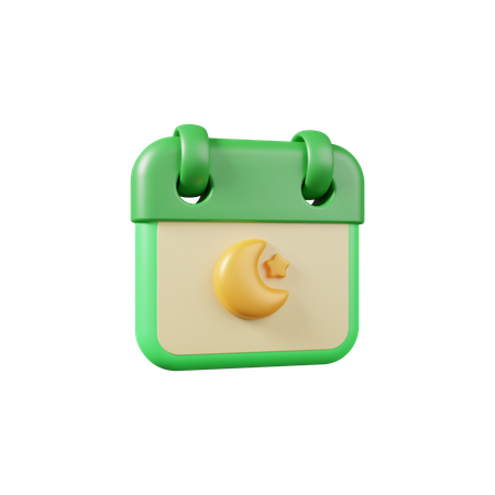 Ramadan Calendar  3D Icon