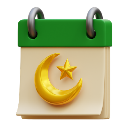 Ramadan Calendar  3D Icon