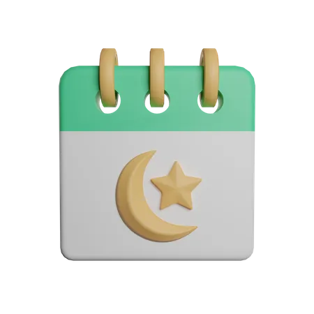 Ramadan Calendar  3D Illustration