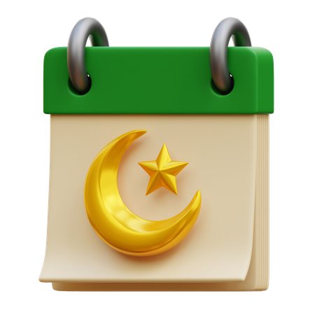 Ramadan Calendar 3D Illustration