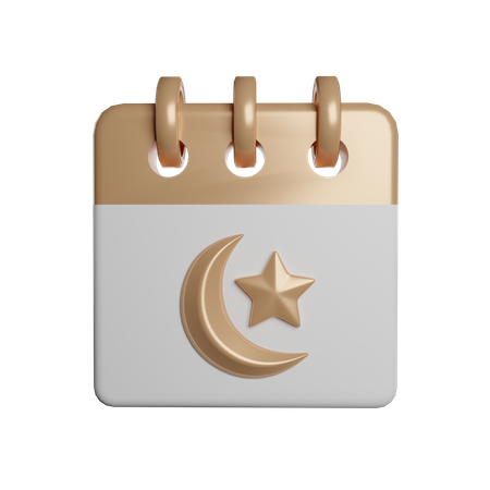 Ramadan Calendar 3D Illustration