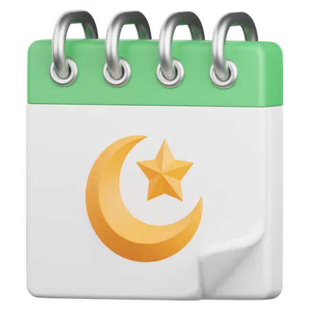 Ramadan Calendar  3D Icon