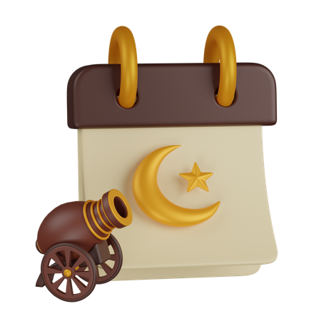 Ramadan calendare  3D Icon