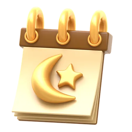 Ramadan Calender  3D Icon