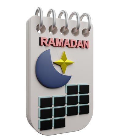 Ramadan Calender  3D Icon