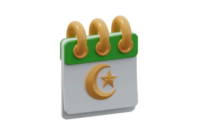 Ramadan calender  3D Icon