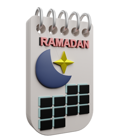 Ramadan Calender 3D Icon
