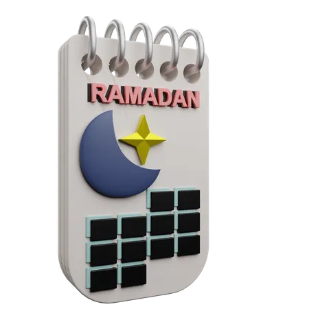Ramadan Calender 3D Icon