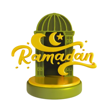 Ramadan Calligraphy  3D Icon