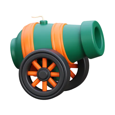 Ramadan Cannon  3D Icon