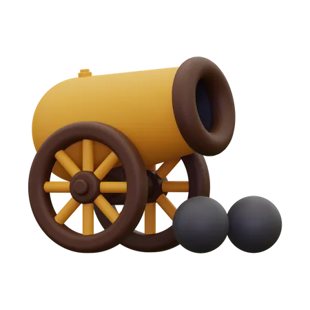 Ramadan Cannon  3D Icon