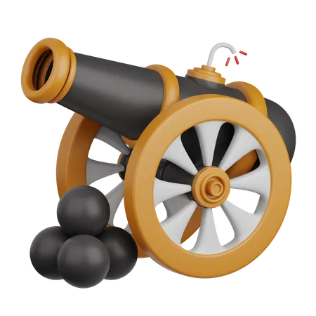 Ramadan Cannon  3D Icon