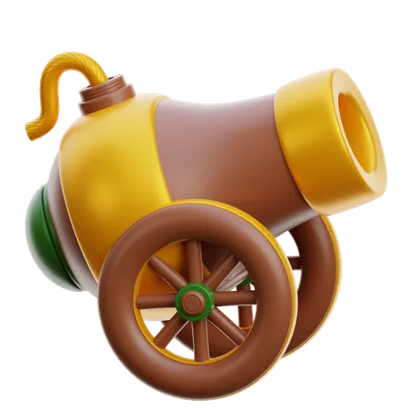 Ramadan Cannon  3D Icon