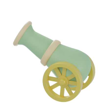 Ramadan Cannon 3D Icon