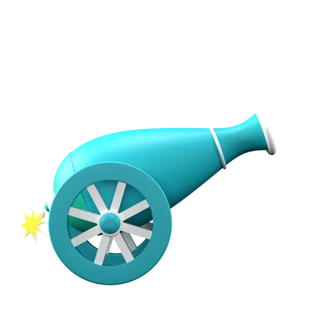 Illustration Of A Canon For A Ramadan Event 3D Icon