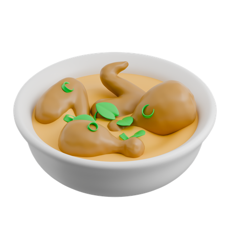 ラマダンチキンカレー  3D Icon