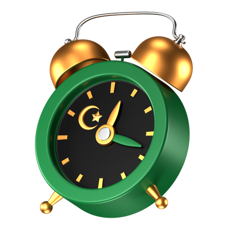 Ramadan Clock  3D Icon
