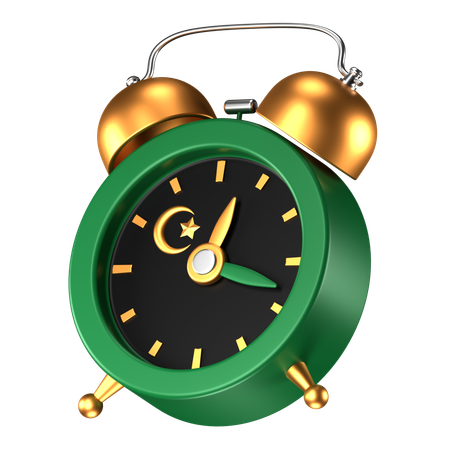 Ramadan Clock  3D Icon