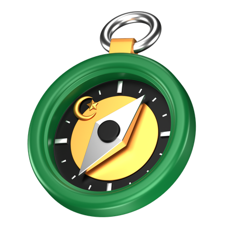 Ramadan Compass  3D Icon