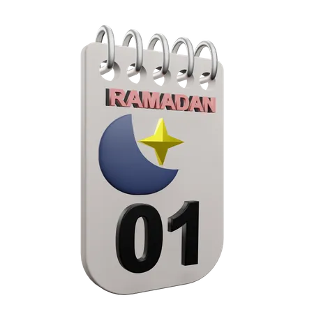 Ramadan Day 1 3D Icon