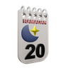 ramadan day 20 emoji 3d